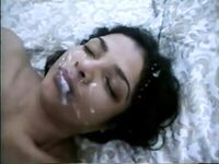 Michelle, hot mom take pleasure with toy and a white cock