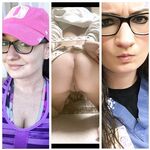 Sexy slut nurse in scrubs showing tits, ass, and pussy