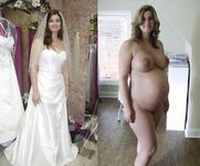 100 Dressed and Undressed Brides to Sluts!