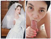 100 Dressed and Undressed Brides to Sluts!