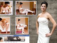 100 Dressed and Undressed Brides to Sluts!