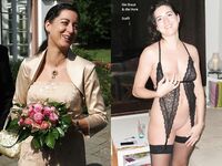 100 Dressed and Undressed Brides to Sluts!
