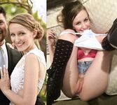 100 Dressed and Undressed Brides to Sluts!
