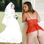 100 Dressed and Undressed Brides to Sluts!