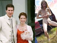 100 Dressed and Undressed Brides to Sluts!
