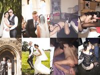 100 Dressed and Undressed Brides to Sluts!