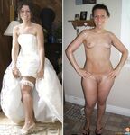 100 Dressed and Undressed Brides to Sluts!