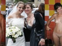 100 Dressed and Undressed Brides to Sluts!