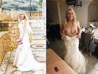 100 Dressed and Undressed Brides to Sluts!