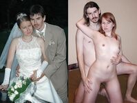 100 Dressed and Undressed Brides to Sluts!