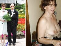 100 Dressed and Undressed Brides to Sluts!