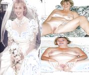 100 Dressed and Undressed Brides to Sluts!