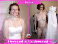 100 Dressed and Undressed Brides to Sluts!