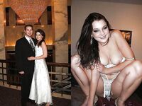100 Dressed and Undressed Brides to Sluts!