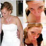 100 Dressed and Undressed Brides to Sluts!