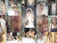 100 Dressed and Undressed Brides to Sluts!