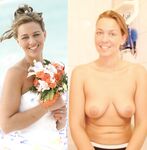 100 Dressed and Undressed Brides to Sluts!