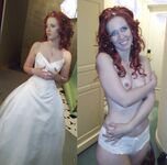 100 Dressed and Undressed Brides to Sluts!
