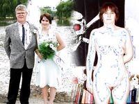 100 Dressed and Undressed Brides to Sluts!