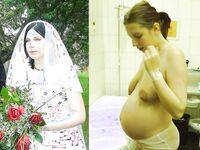 100 Dressed and Undressed Brides to Sluts!