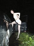 Girls Flashing Naked in Cars