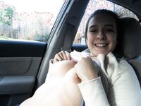 Girls Flashing Naked in Cars