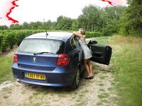 Girls Flashing Naked in Cars