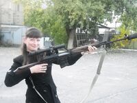 Русская шлюха позирует