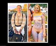 Clothed Unclothed Amateurs -  Babes Mix