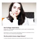 Natalie Redman, Blogger, UpYoutVlog, London UK
