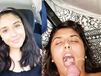 sexy cum swallower julie before and after