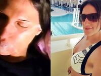 Dee amateur facial cum slut