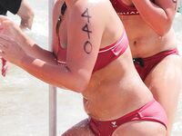 Hot lifeguard bikini girls