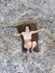 My naked walk with friends through mountains and caves