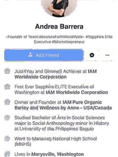 Andrea Barrera - Marysville, WA