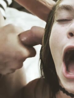 My girl swallows my cock oh so good