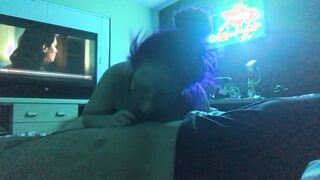 Alt Camgirl MsGrumpyCunt giving a BJ
