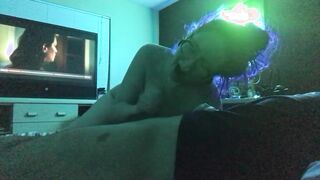 Alt Camgirl MsGrumpyCunt giving a BJ