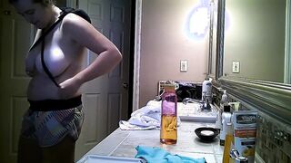 Airbnb bathroom lesbians 2