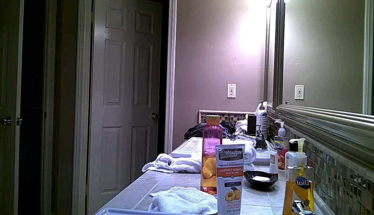 Airbnb bathroom lesbians 1