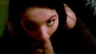 Young teen sucking