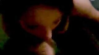 Young teen sucking