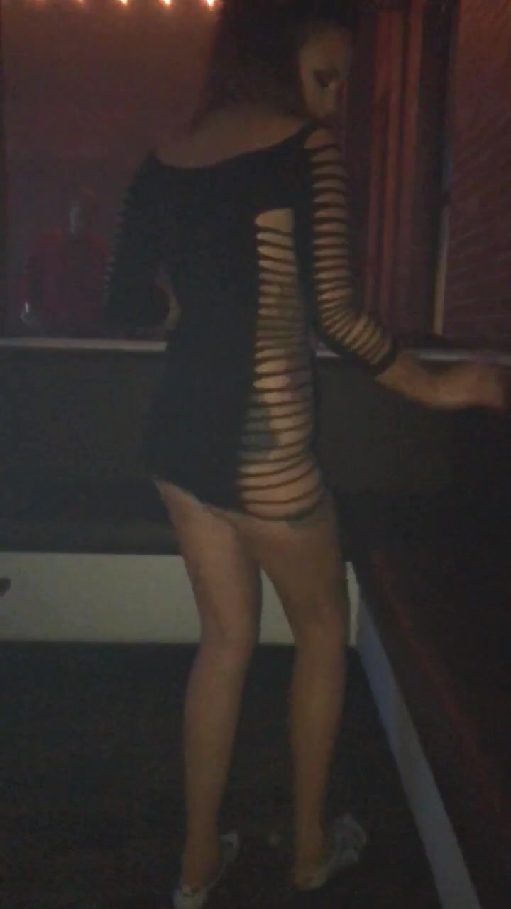 Texas Slut Andra in the Club Dancing