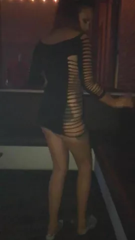 Texas Slut Andra in the Club Dancing
