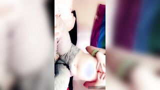 Teen Maddie stripping and masturbating