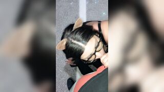 Halloween Slut Outdoor Public Blowjob