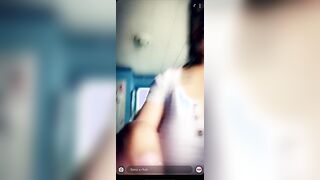 Fat slut Tristin shows her udders