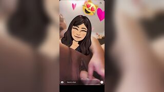 Fat slut Tristin plays with dildo