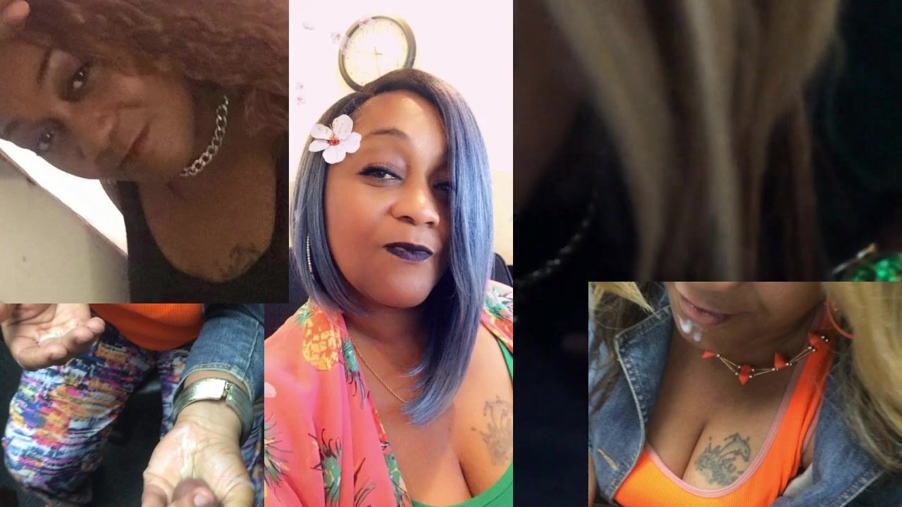 ebony milf secret blowjob
