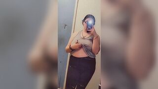 Pennsylvania slut playing with her tits